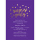 Purple Surprise Party Confetti Dot Invitations Image 4 of 6